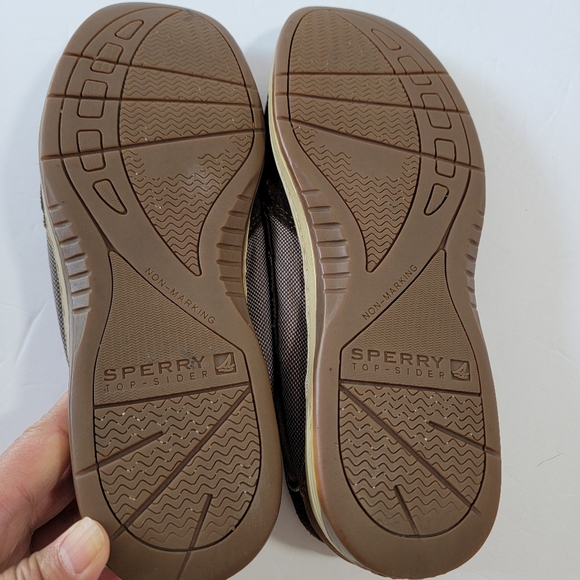 Spery Top Sider Womens Boat Shoes Sz 8M Brown Leather Lace-Up Comfort Casual - Picture 7 of 12